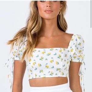 Princess Polly floral crop top